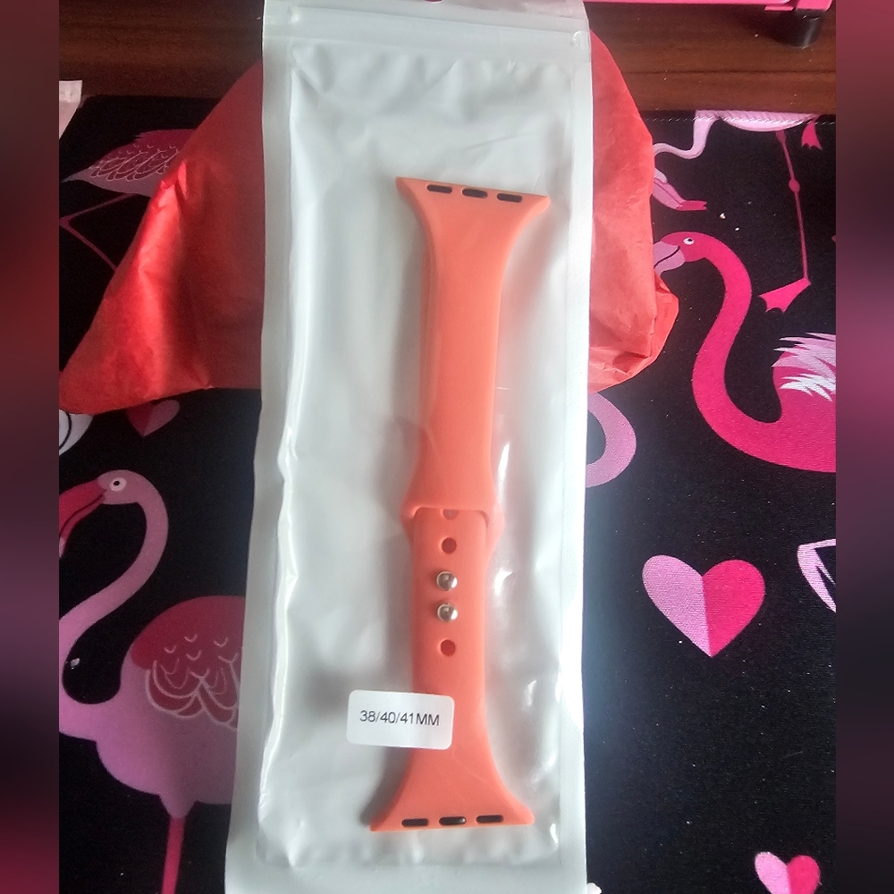 Silicone Smart Watch Band Coral Slim-38/40/42mm-NIP